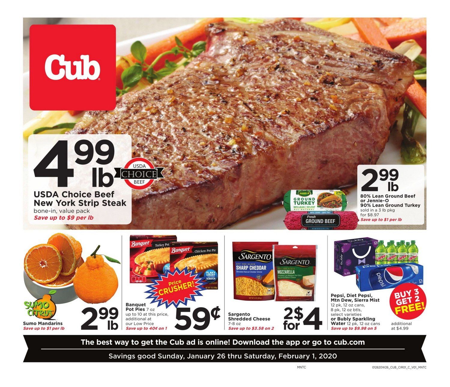 Cub Foods Weekly Ad Jan 26 Feb 1, 2020