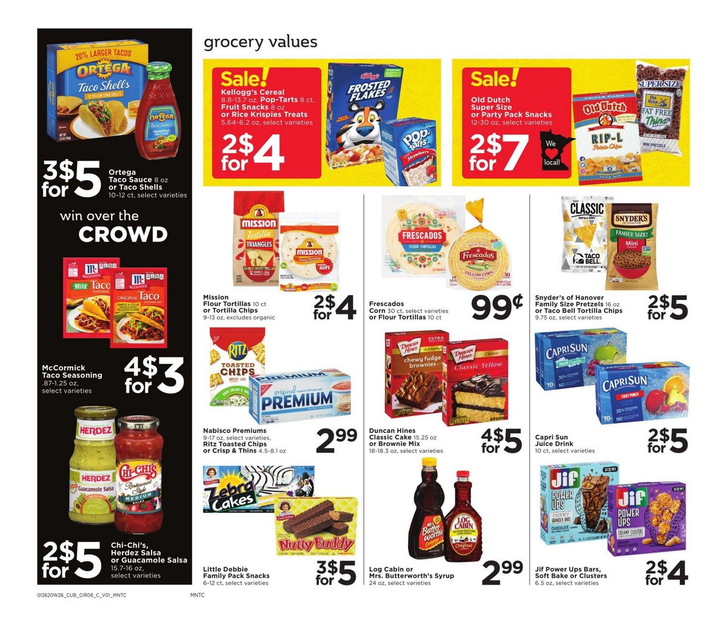 Cub Foods Weekly Ad Jan 26 Feb 1, 2020