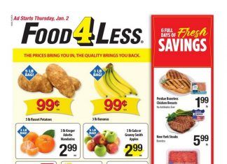 Food 4 Less Weekly Ad Jan 02 – Jan 07, 2020