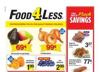 Food 4 Less Weekly Ad Jan 08 – Jan 14, 2020