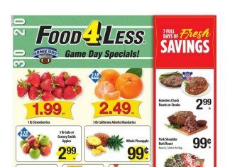 Food 4 Less Weekly Ad Jan 15 – Jan 21, 2020