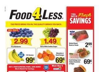 Food 4 Less Weekly Ad Jan 22 – Jan 28, 2020
