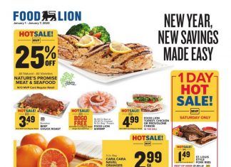Food Lion Weekly Ad Jan 01 – Jan 07, 2020