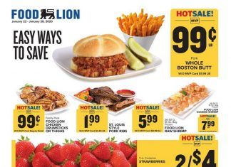 Food Lion Weekly Ad Jan 20 – Jan 28, 2020