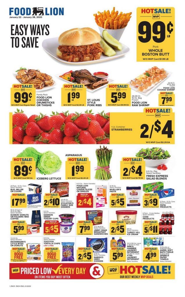 Food Lion Weekly Ad Jan 20 Jan 28, 2020