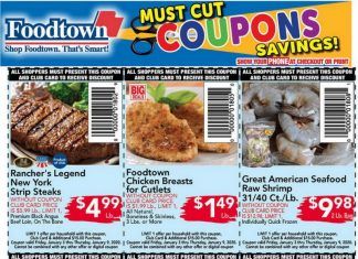 Foodtown Weekly Ad Jan 03 – Jan 09, 2020