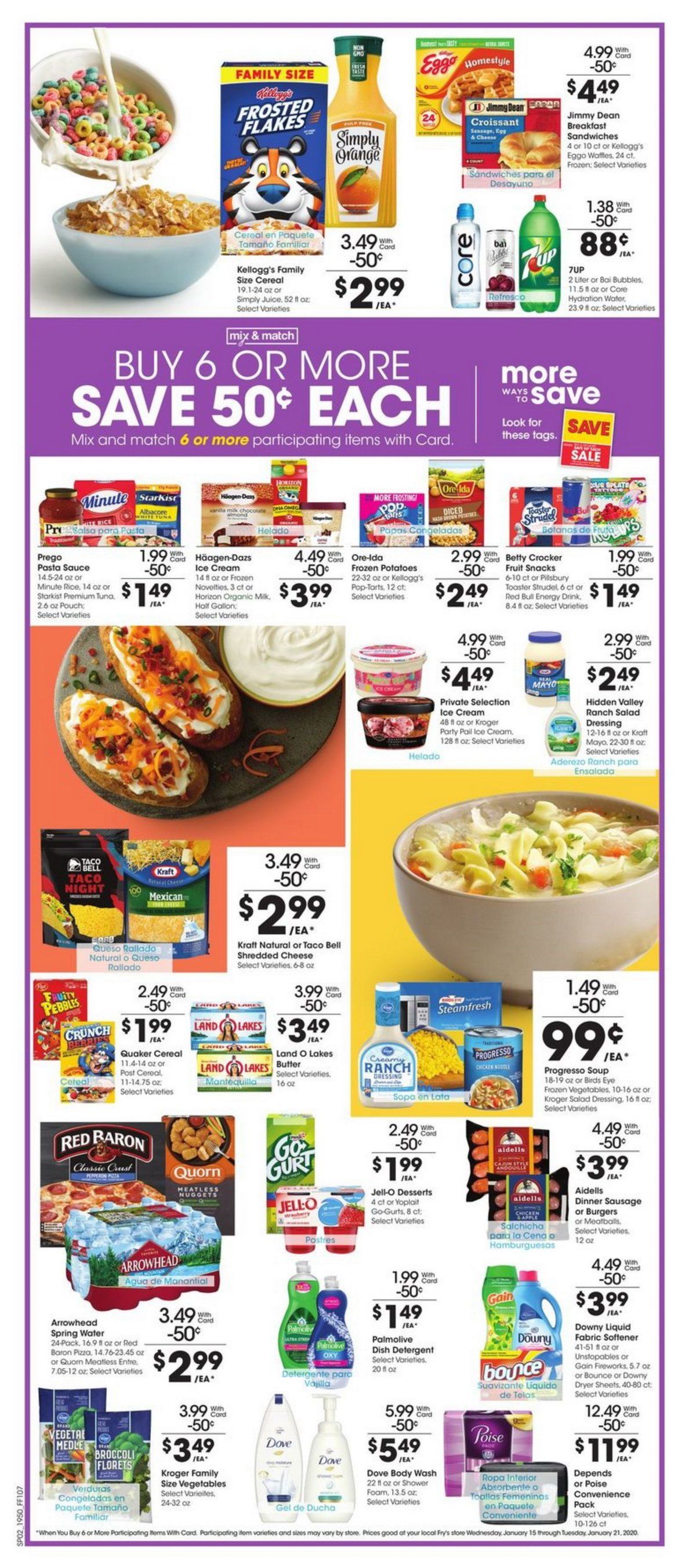 Fry's Food Weekly Ad Jan 15 Jan 21, 2020