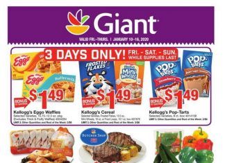Giant Food Weekly Circular Jan 10 – Jan 16, 2020