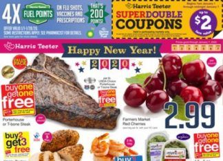 Harris Teeter Weekly Ad Jan 01 – Jan 07, 2020