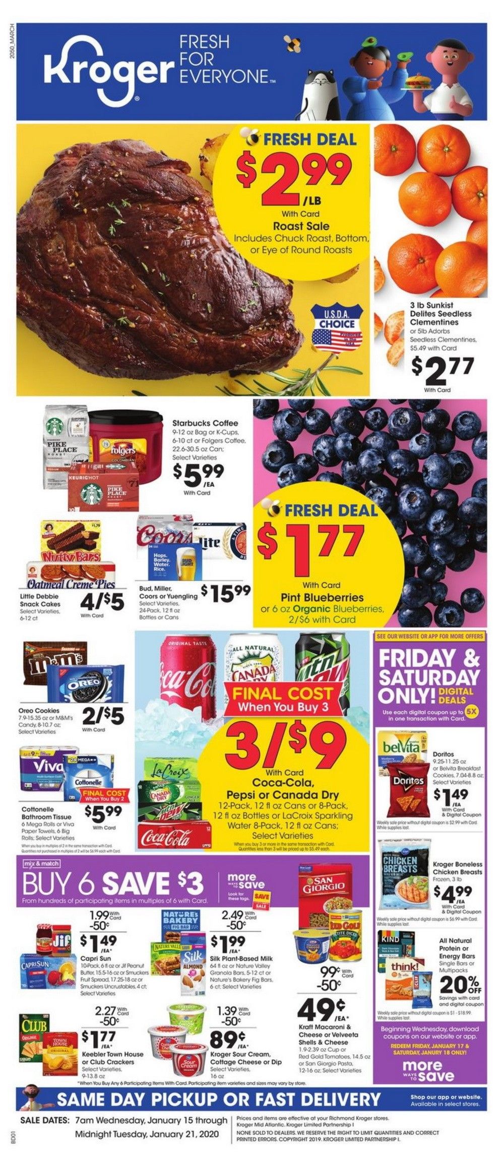 Kroger Weekly Ad Jan 15 Jan 21, 2020