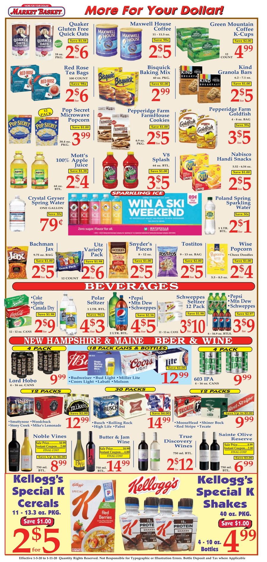 Market Basket Weekly Flyer Jan 05 Jan 11, 2020