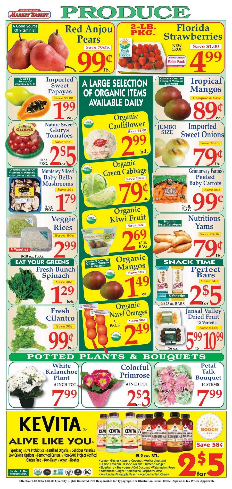 Market Basket Weekly Flyer Jan 12 Jan 18, 2020