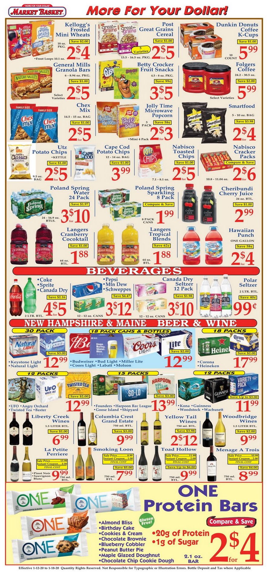 Market Basket Weekly Flyer Jan 12 – Jan 18, 2020