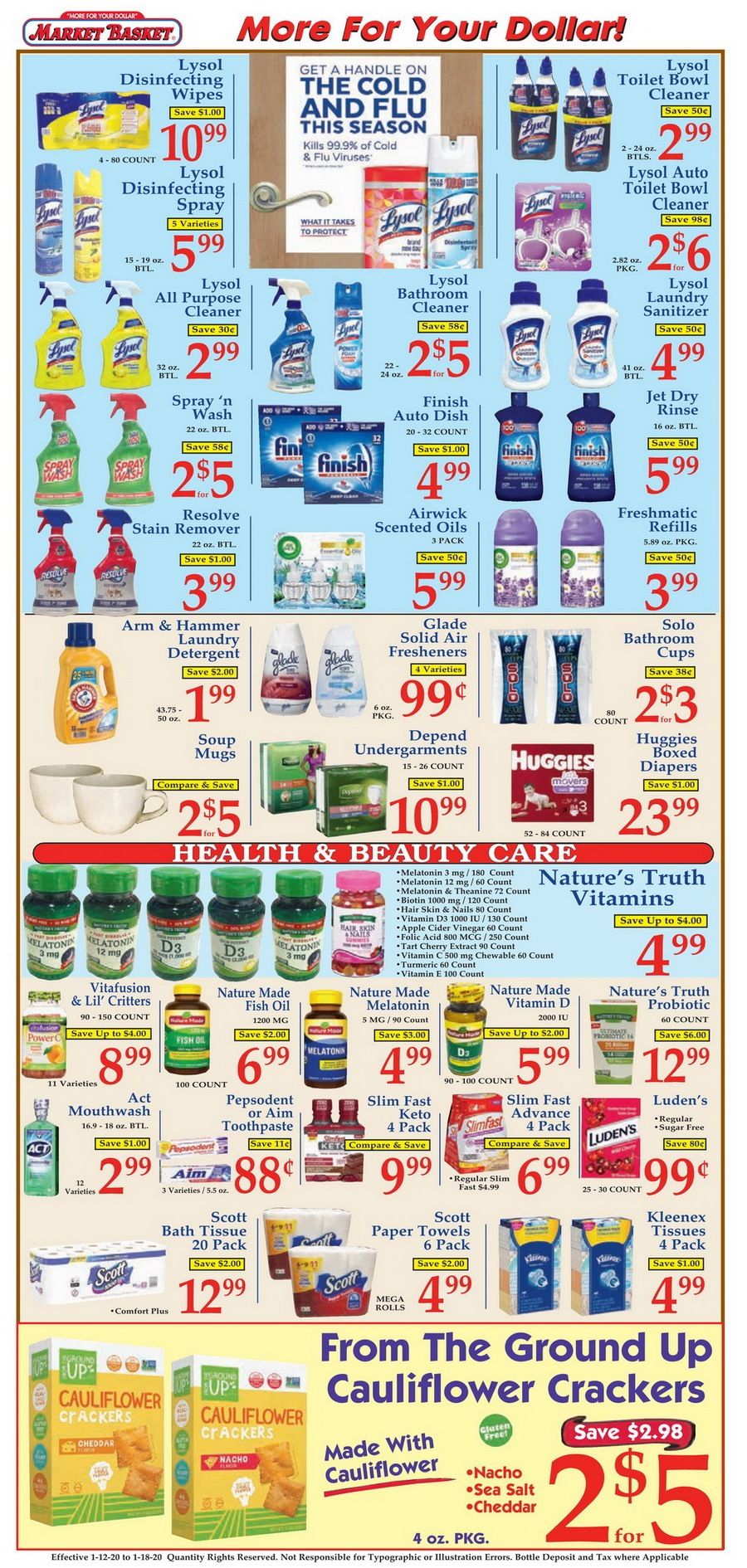 Market Basket Weekly Flyer Jan 12 – Jan 18, 2020