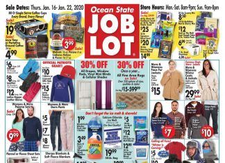 Ocean State Job Lot Weekly Ad Jan 16 – Jan 22, 2020