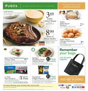 Publix Weekly Ad Jan 22 – Jan 28, 2020