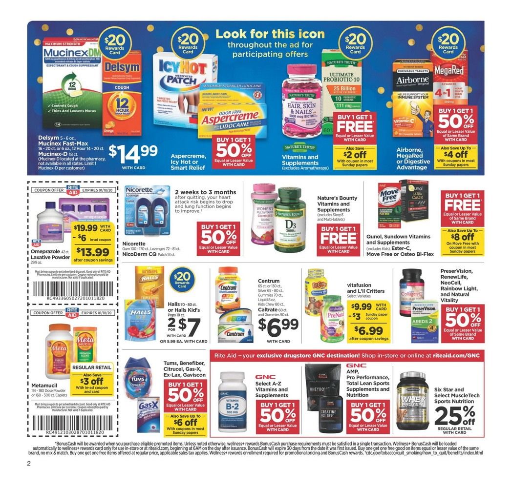 Rite Aid Weekly Ad Jan 12 Jan 18, 2020