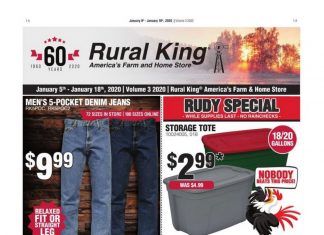 Rural King Weekly Ad Jan 05 – Jan 18, 2020