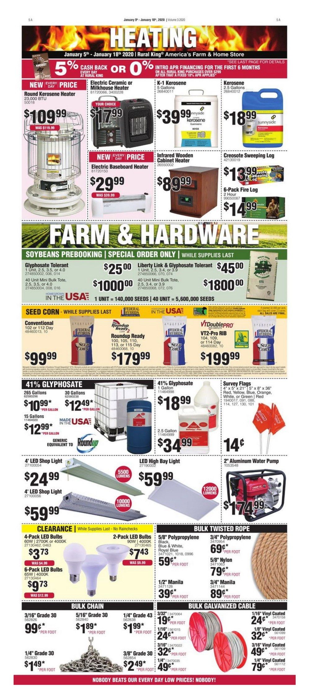 Rural King Weekly Ad Jan 05 Jan 18, 2020