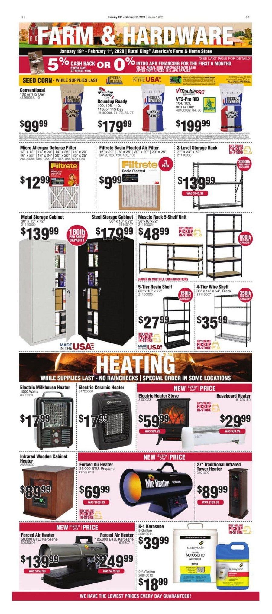 Rural King Weekly Ad Jan 19 Feb 01, 2020