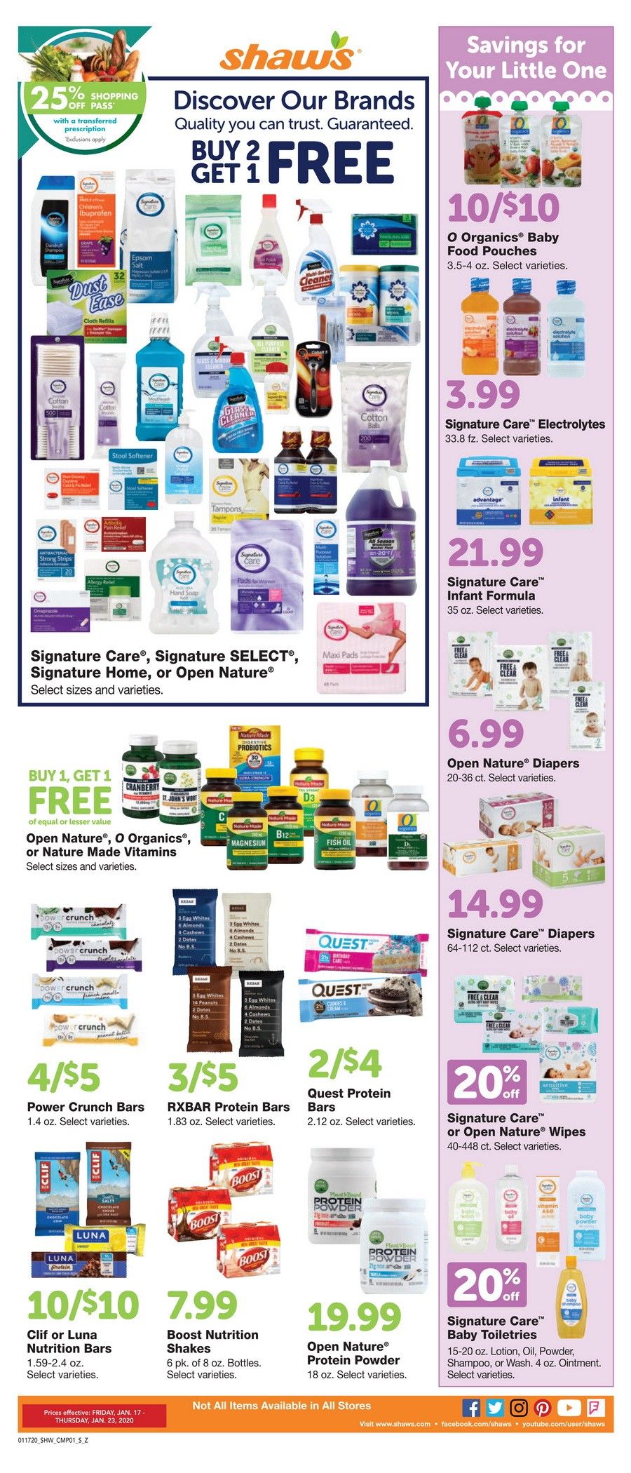 Shaw's Weekly Ad Jan 17 Jan 23, 2020