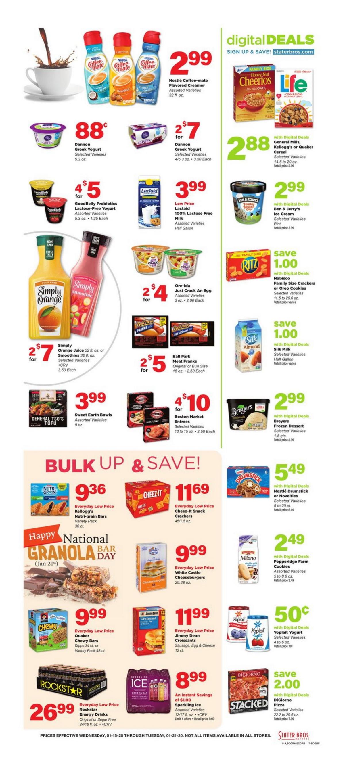 Stater Bros Weekly Ad Jan 15 Jan 21, 2020