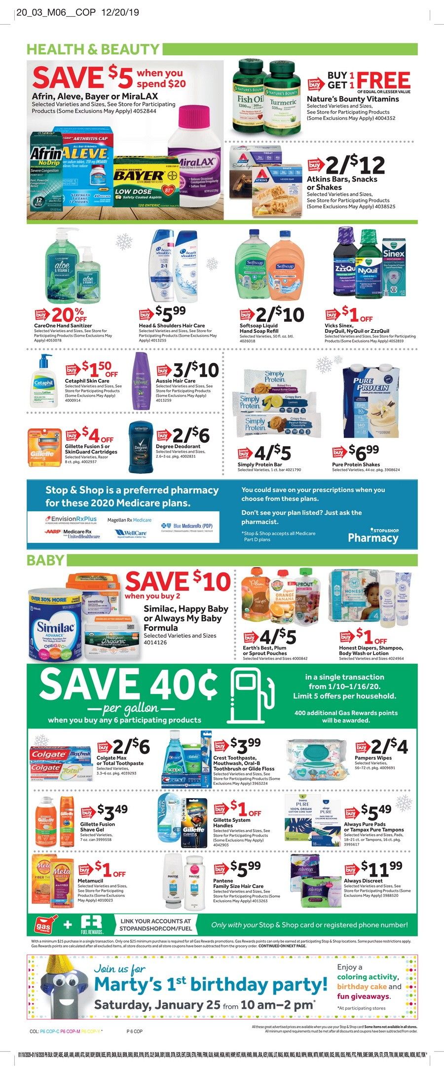 Stop & Shop Weekly Circular Jan 10 Jan 16, 2020