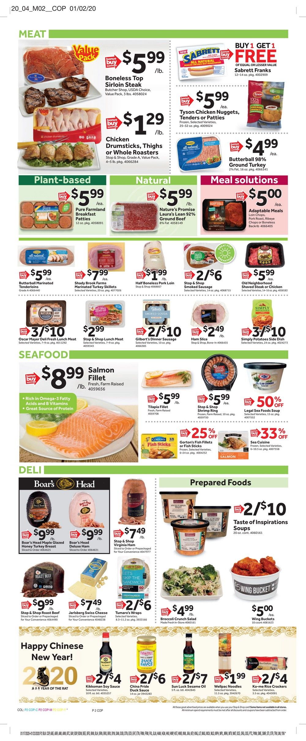 Stop & Shop Weekly Circular Jan 17 Jan 23, 2020