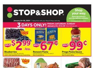 Stop & Shop Weekly Ad Jan 24 – Jan 30, 2020