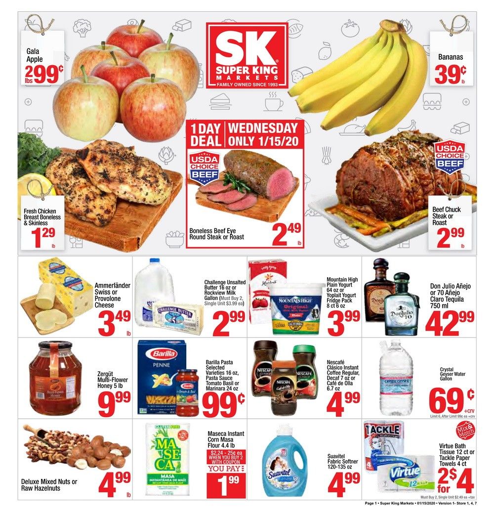 Super King Weekly Ad Jan 15 Jan 21, 2020