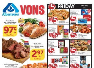 Vons Weekly Ad Jan 02 – Jan 07, 2020