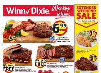 Winn-Dixie Weekly Ad Jan 15 – Jan 21, 2020