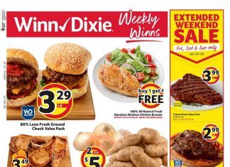 Winn-Dixie Weekly Ad Jan 22 – Jan 28, 2020