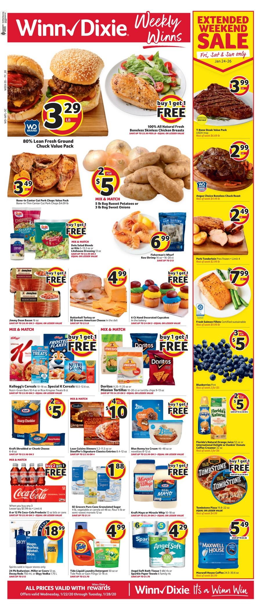 WinnDixie Weekly Ad Jan 22 Jan 28, 2020