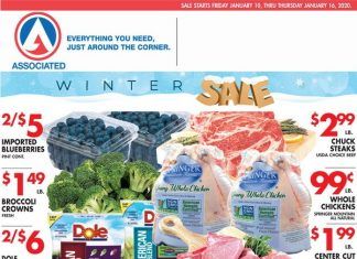 Associated Supermarkets Weekly Ad Jan 10 – Jan 16, 2020