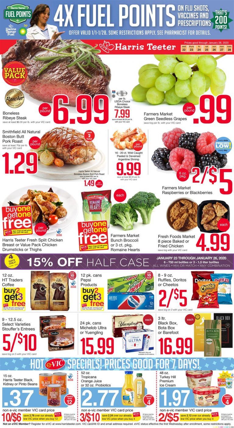 Harris Teeter Weekly Ad Jan 22 Jan 28, 2020