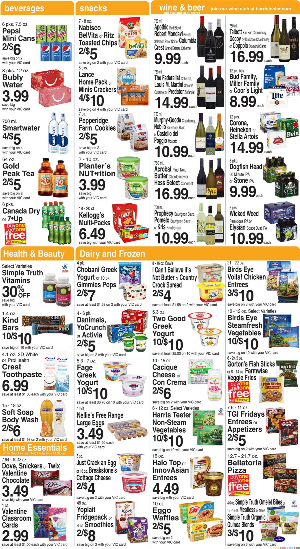 Harris Teeter Weekly Ad Jan 22 Jan 28, 2020