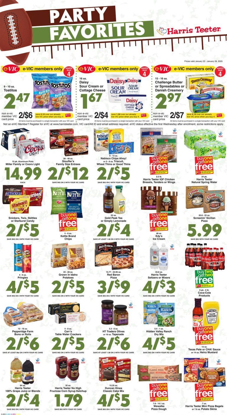 Harris Teeter Weekly Ad Jan 22 Jan 28, 2020