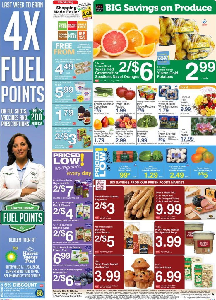 Harris Teeter Weekly Ad Jan 22 Jan 28, 2020