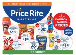 Price Rite Weekly Ad Jan 10 – Jan 16, 2020