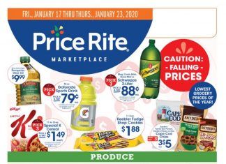 Price Rite Weekly Ad Jan 17 – Jan 23, 2020