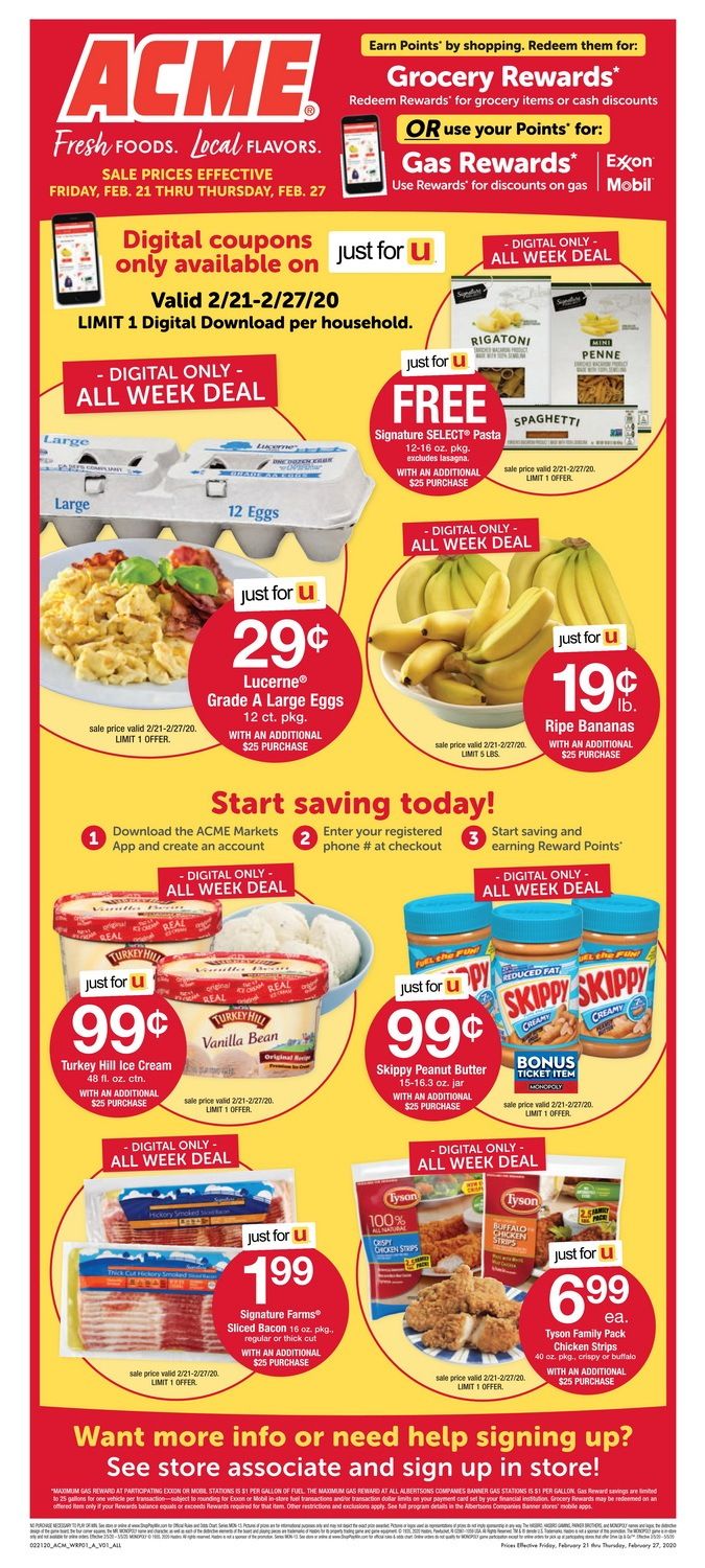 Acme Weekly Ad Feb 21 Feb 27, 2020
