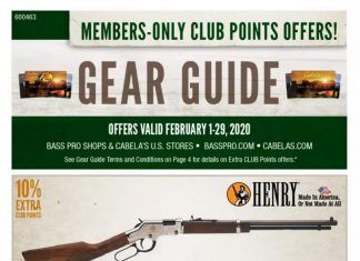 Bass Pro Shops Gear Guide Sale Feb 01 – Feb 29, 2020