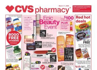 CVS Weekly Ad Mar 01 – Mar 07, 2020