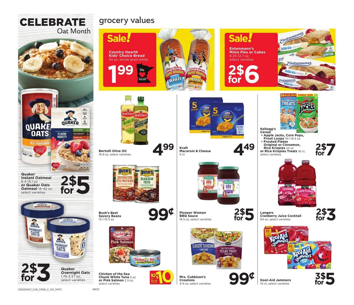 Cub Foods Weekly Ad Feb 02 Feb 08, 2020