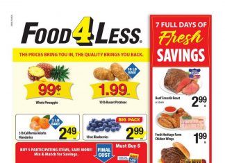 Food 4 Less Weekly Ad Feb 19 – Feb 25, 2020