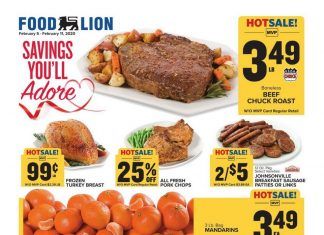 Food Lion Weekly Ad Feb 05 – Feb 11, 2020
