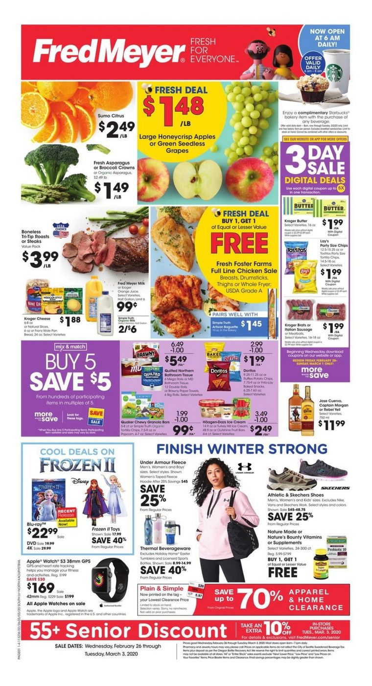 Fred Meyer Weekly Ad Feb 26 Mar 03, 2020