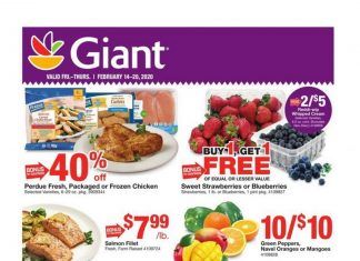 Giant Food Weekly Ad Feb 14 – Feb 20, 2020