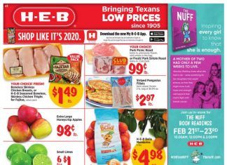 HEB Weekly Ad Feb 19 – Feb 25, 2020